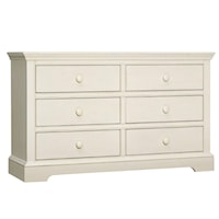 Casual 6-Drawer Dresser