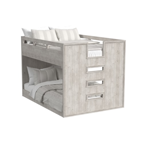 Contemporary Full-Over-Full Bunk Bed