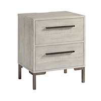 Contemporary 2-Drawer Nightstand