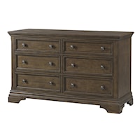 Traditional 6-Drawer Dresser