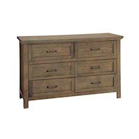 Farmhouse 6-Drawer Dresser