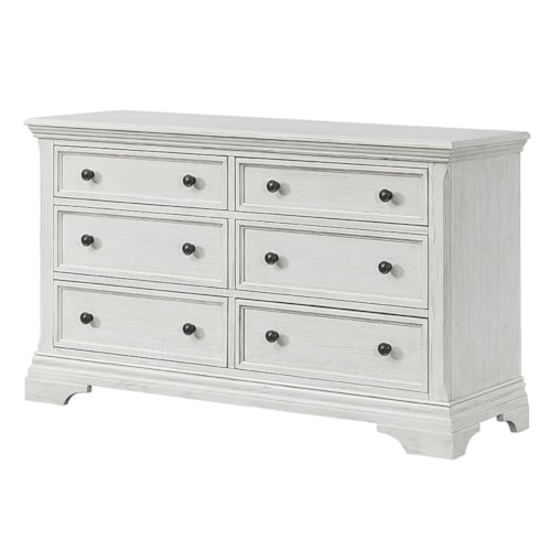 Traditional 6-Drawer Dresser