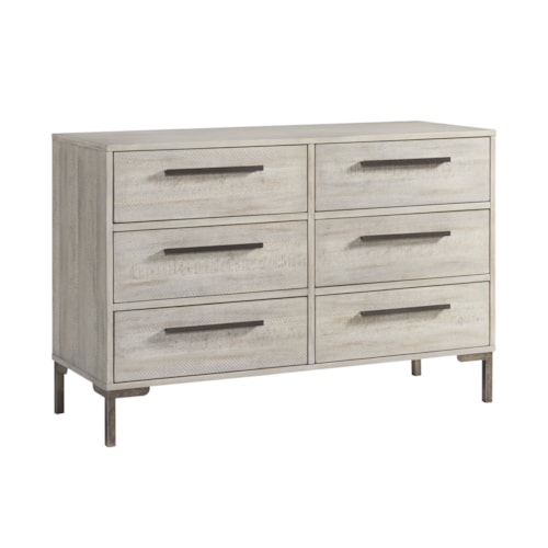 Contemporary 6-Drawer Dresser