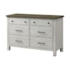 Westwood Design Timber Ridge 6 Drawer Dresser