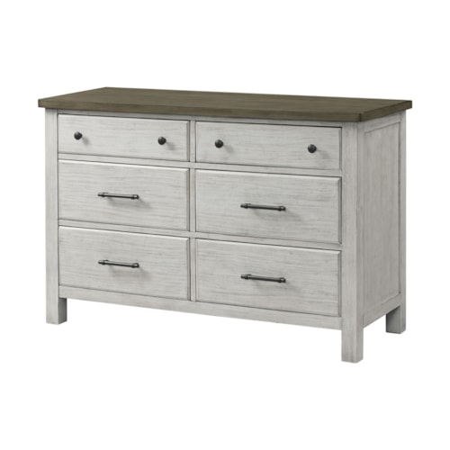 Farmhouse 6-Drawer Dresser