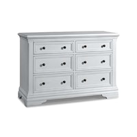 Transitional 6-Drawer Dresser