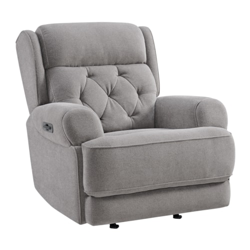 Transitional Power Gliding Recliner with Heating