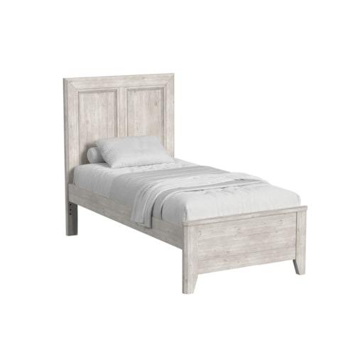 Transitional Twin Panel Bed