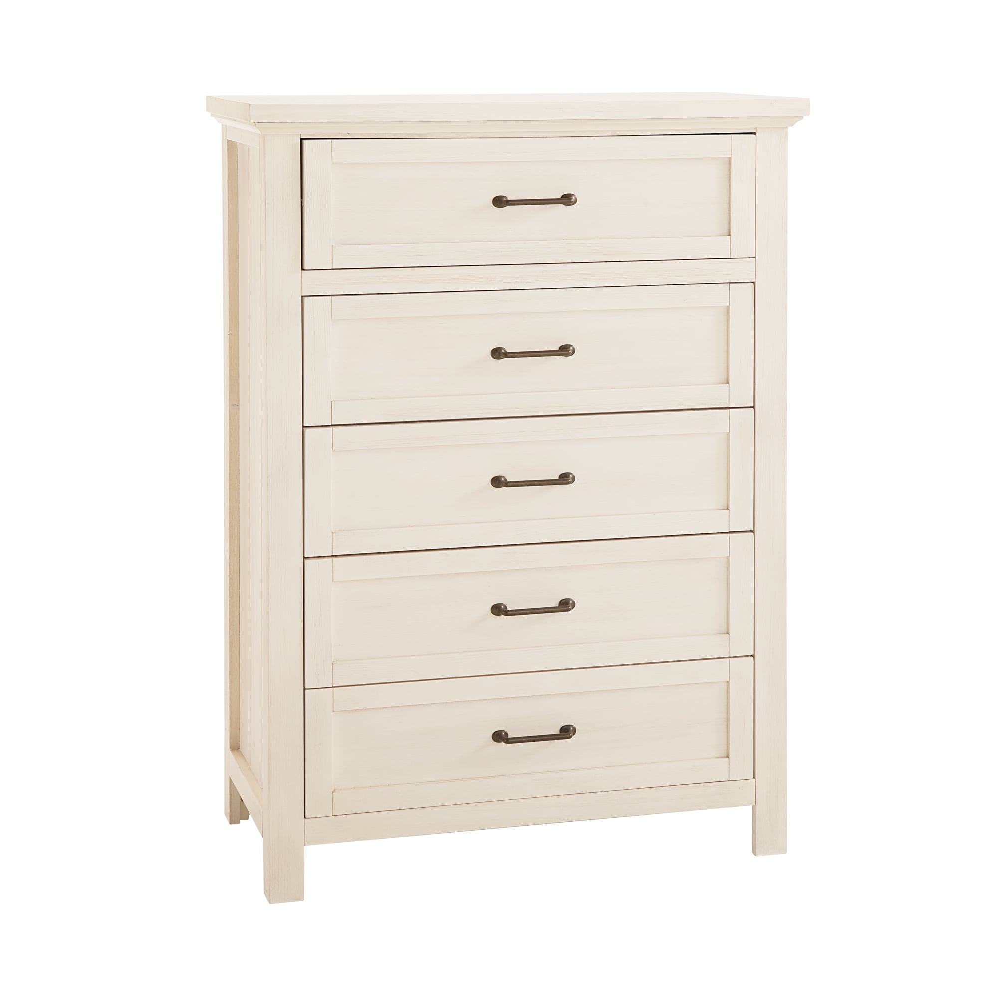 Westwood Design Westfield WF-CH-8104SD-BWH Rustic 5-Drawer Chest ...