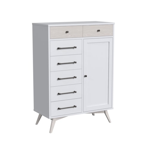 Contemporary 7-Drawer Chifferobe