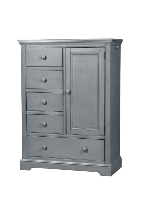 Transitional 5-Drawer Chifferobe