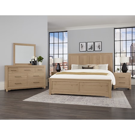 Queen Six Panel Bedroom Set