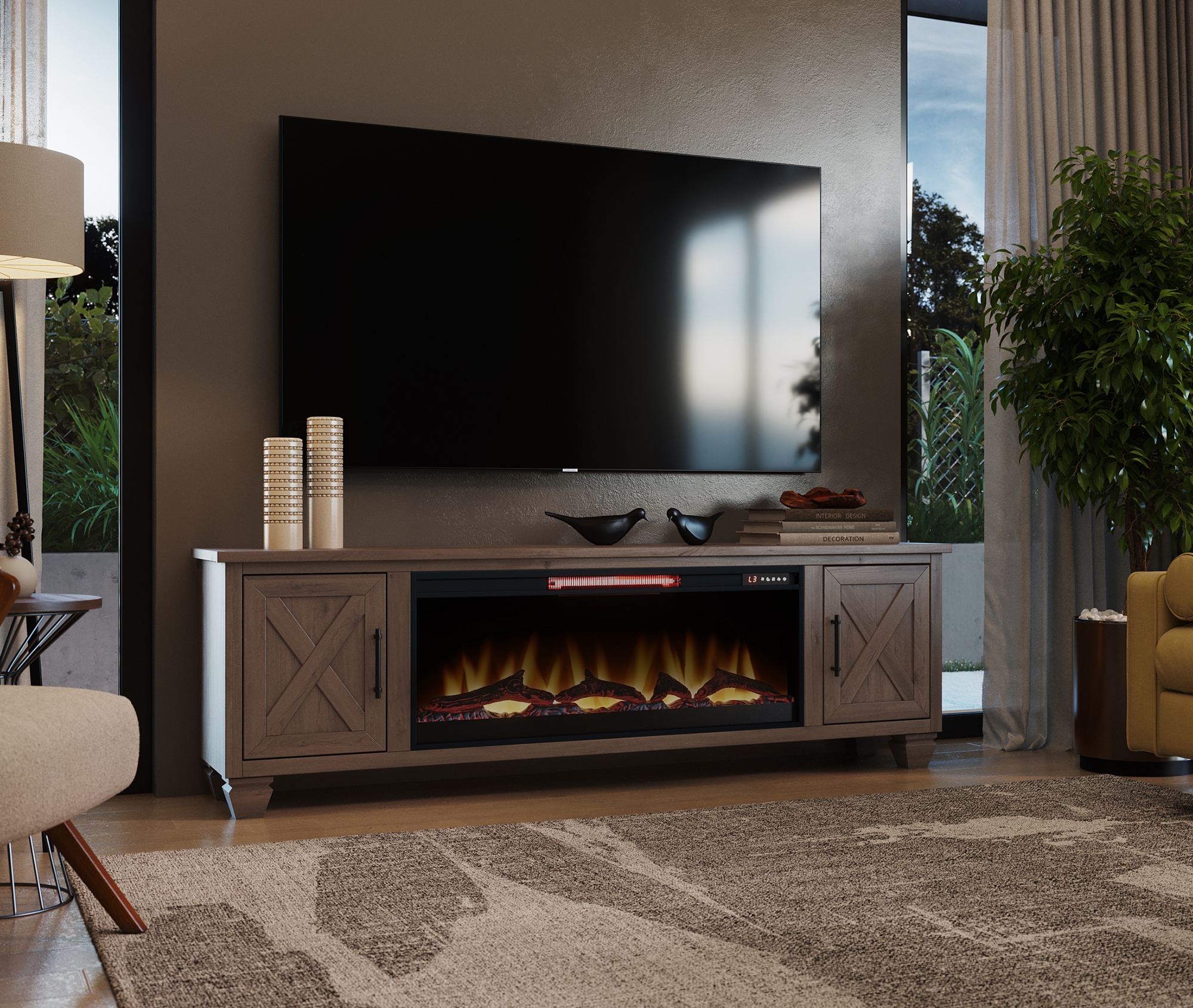 Legends Furniture Liberty 79" Fireplace TV Stand