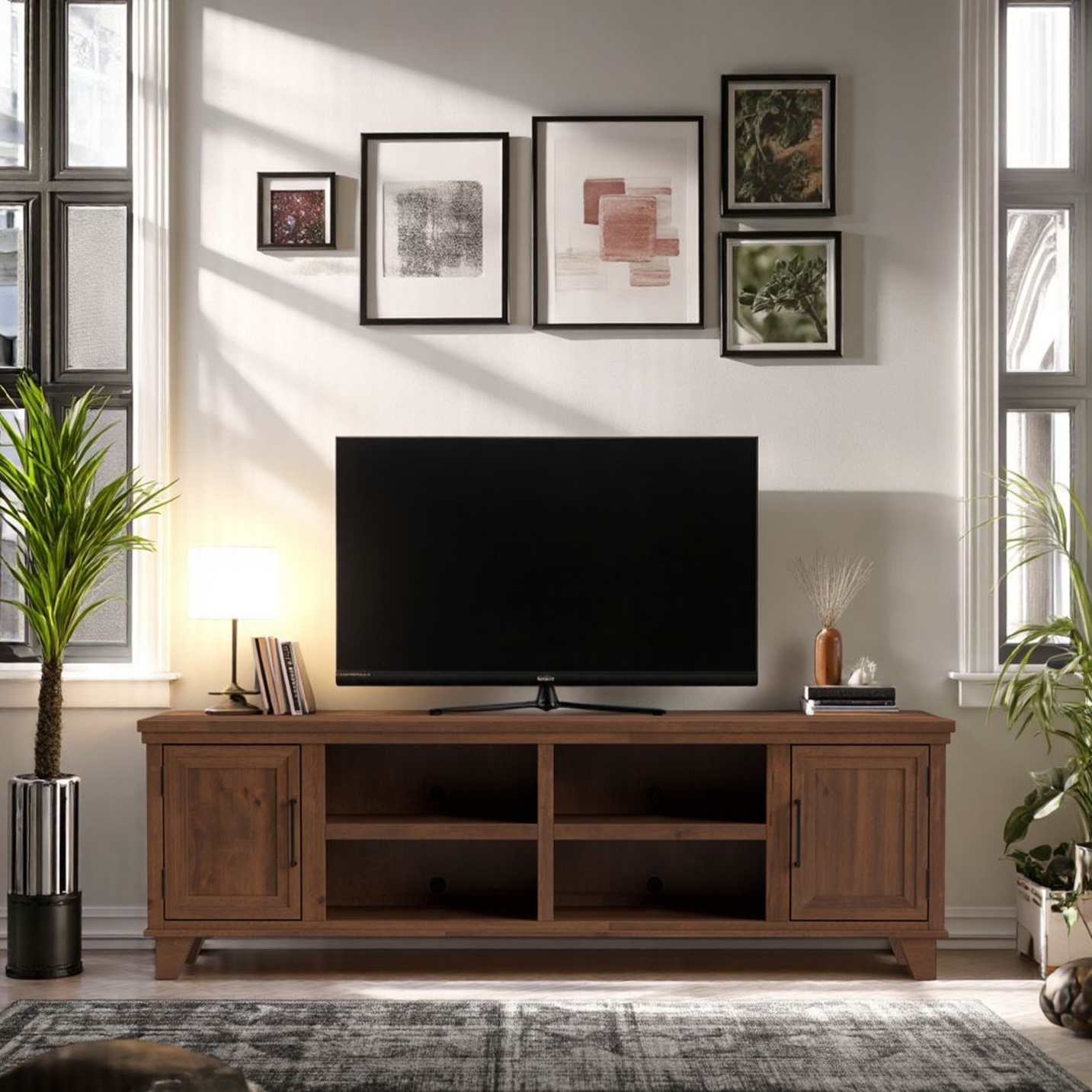 2-Door 79" TV Stand