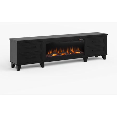 97" Fireplace TV Stand