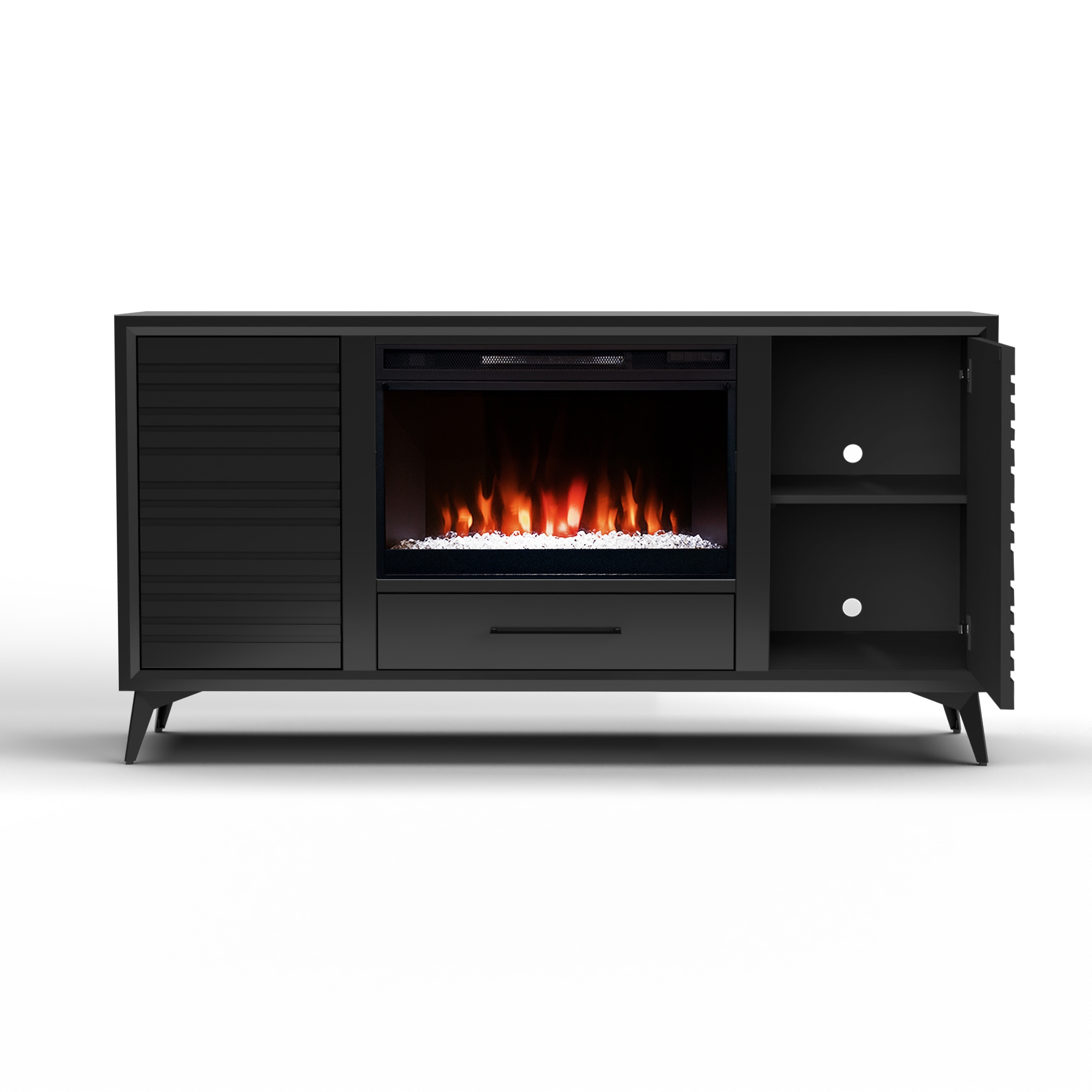 Legends Furniture Malibu 64" 2-Door Fireplace TV Stand