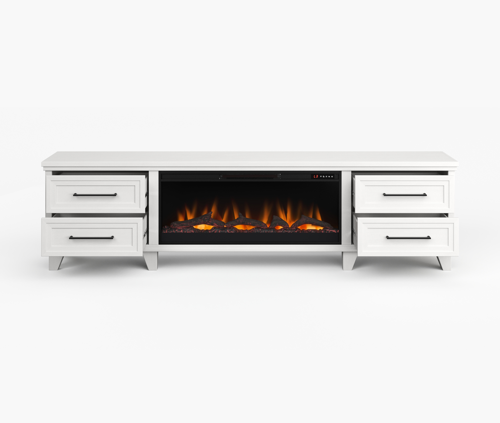 97" Fireplace TV Stand