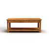 Legends Furniture Deer Valley Coffee Table with Open Shelf