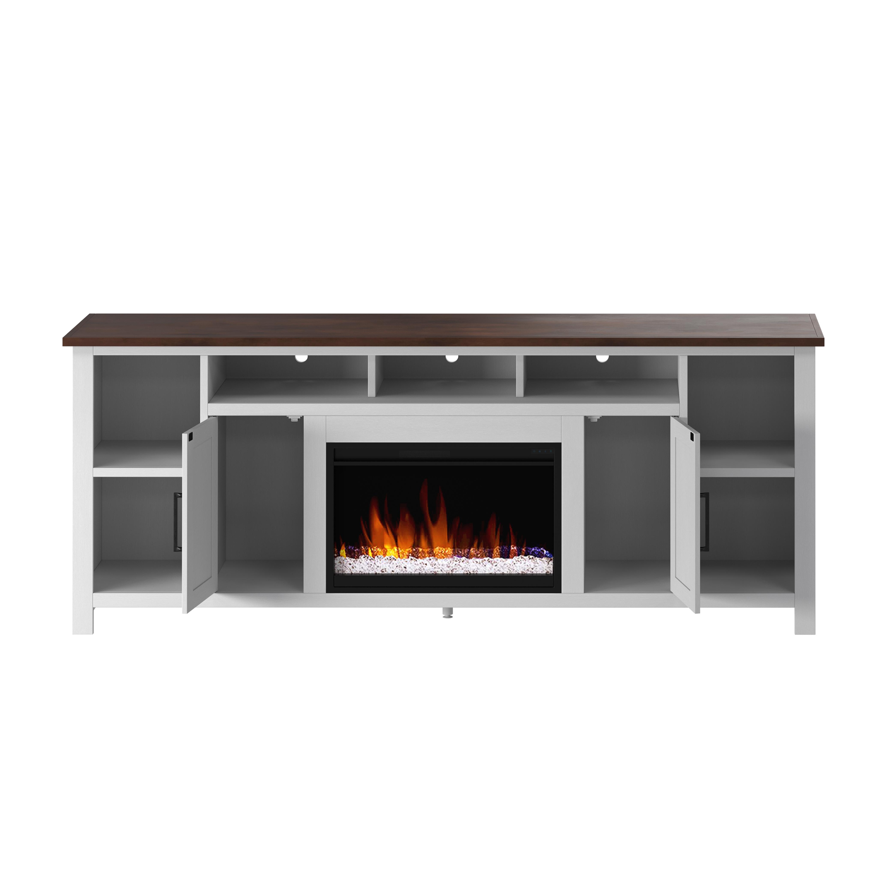 85" Fireplace TV Stand Console