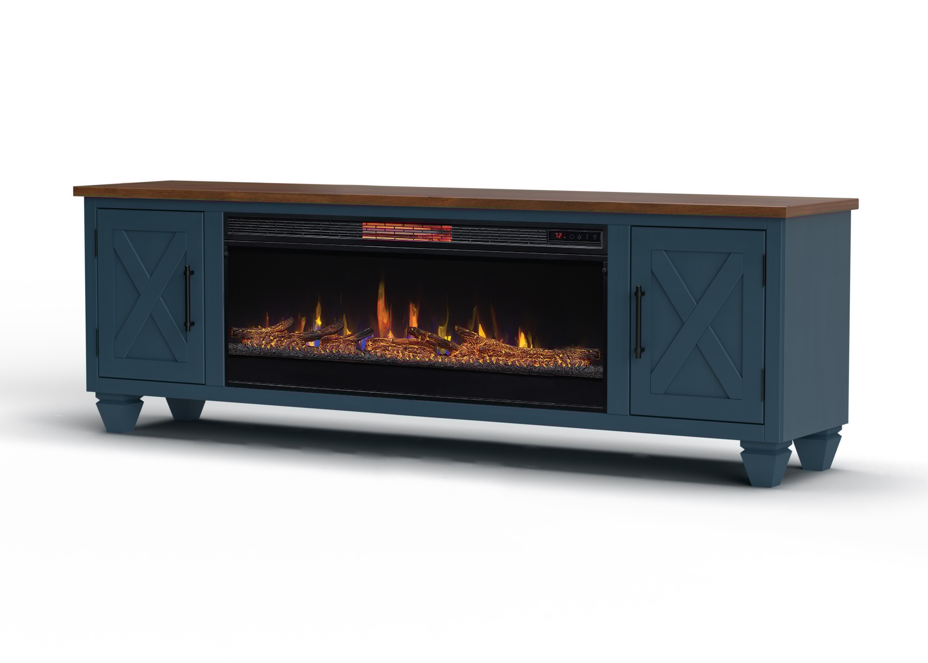 79" Fireplace TV Stand