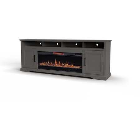 86-Inch Fireplace Console