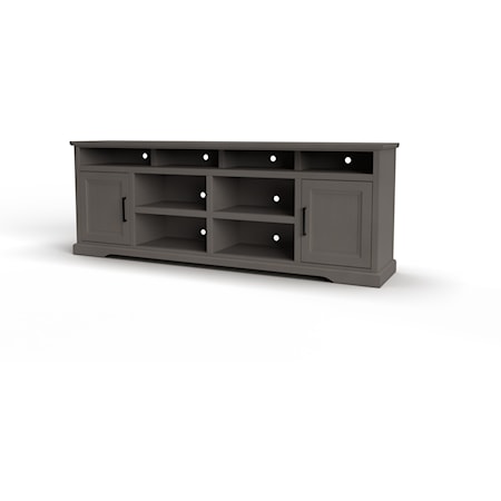Transitional 86-Inch TV Console