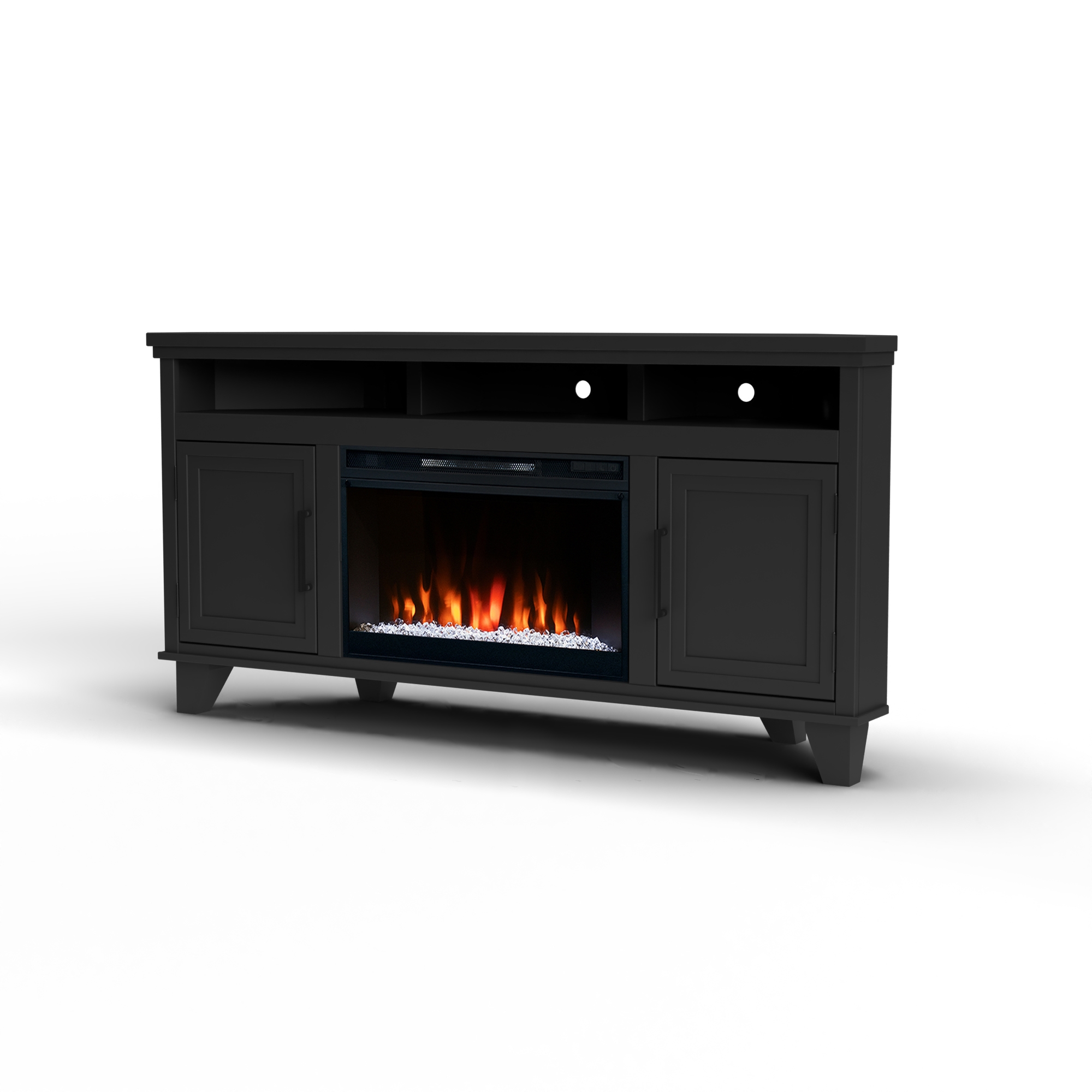64" Corner Fireplace TV Stand