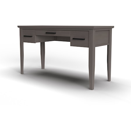 Transitional Writing Desk with Storage