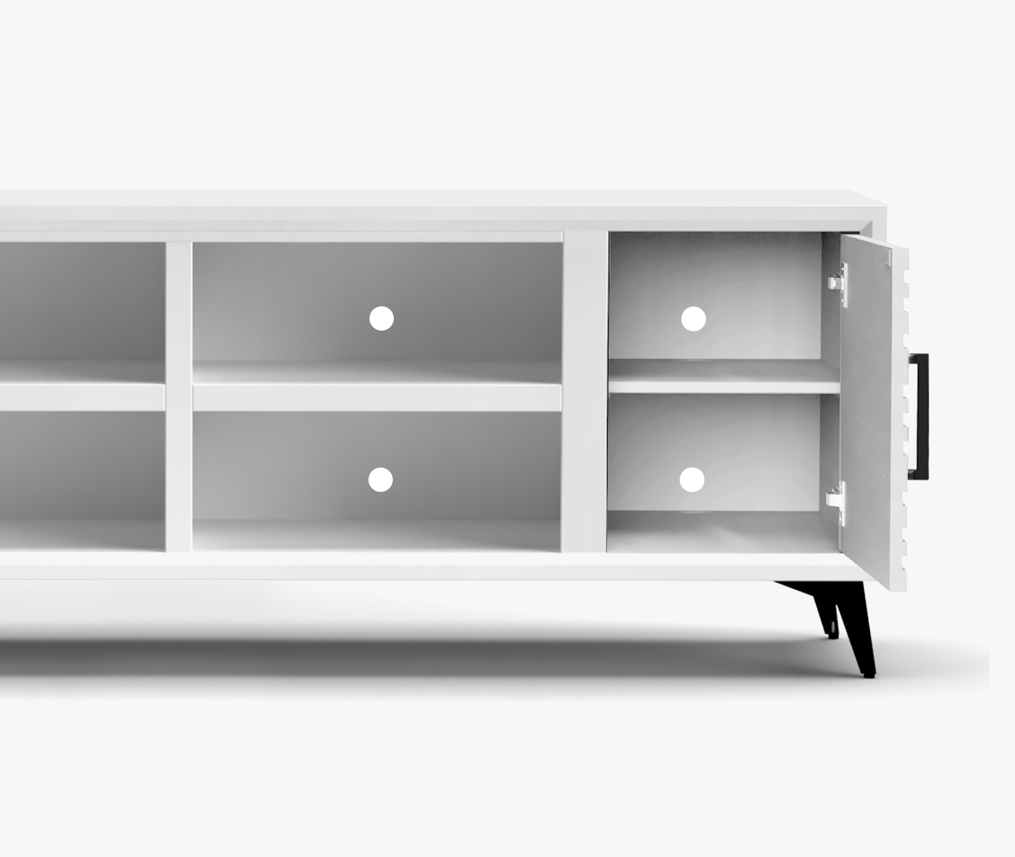 78" 2-Door TV Stand