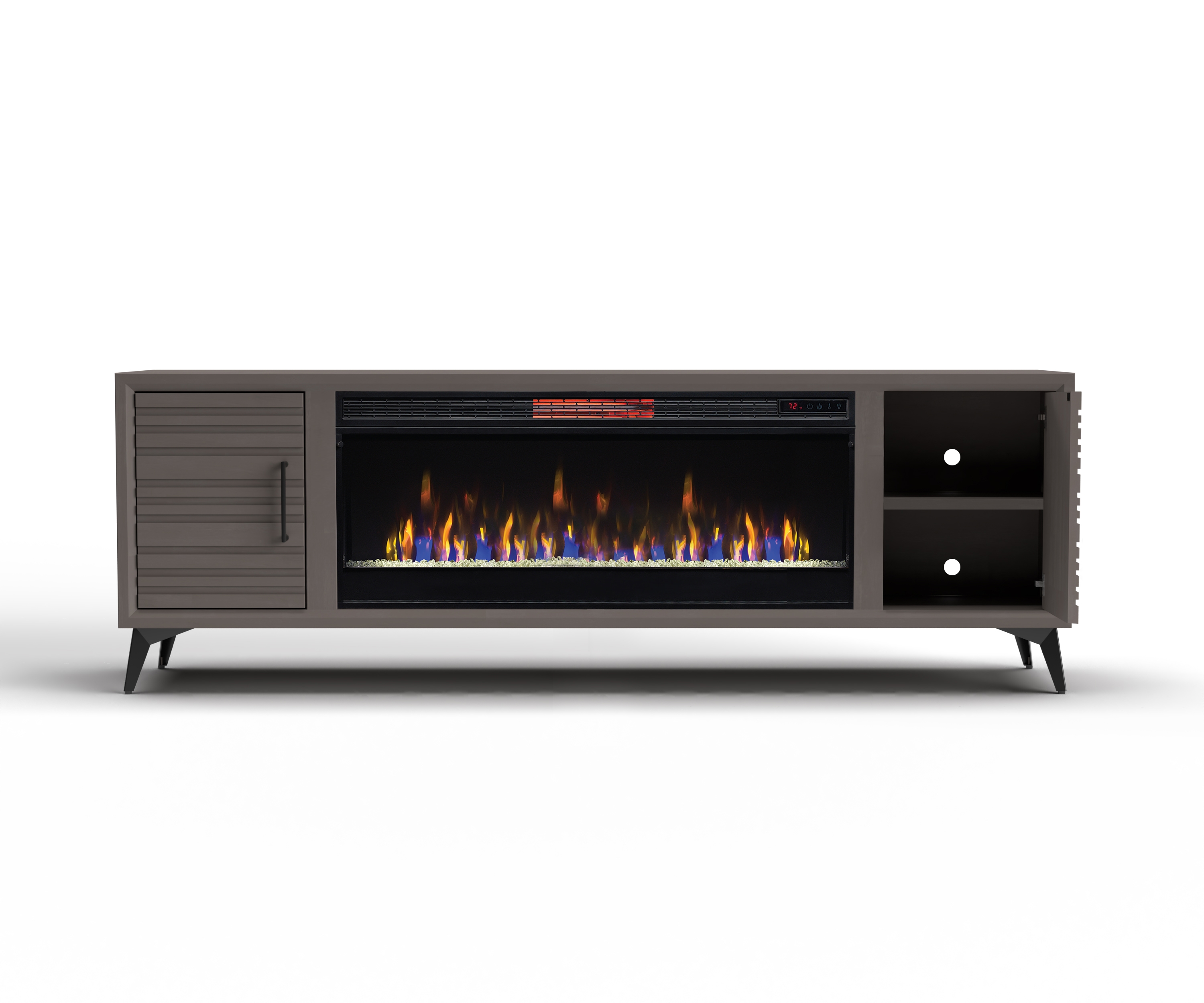 Legends Furniture Malibu 78" 2-Door Fireplace TV Stand