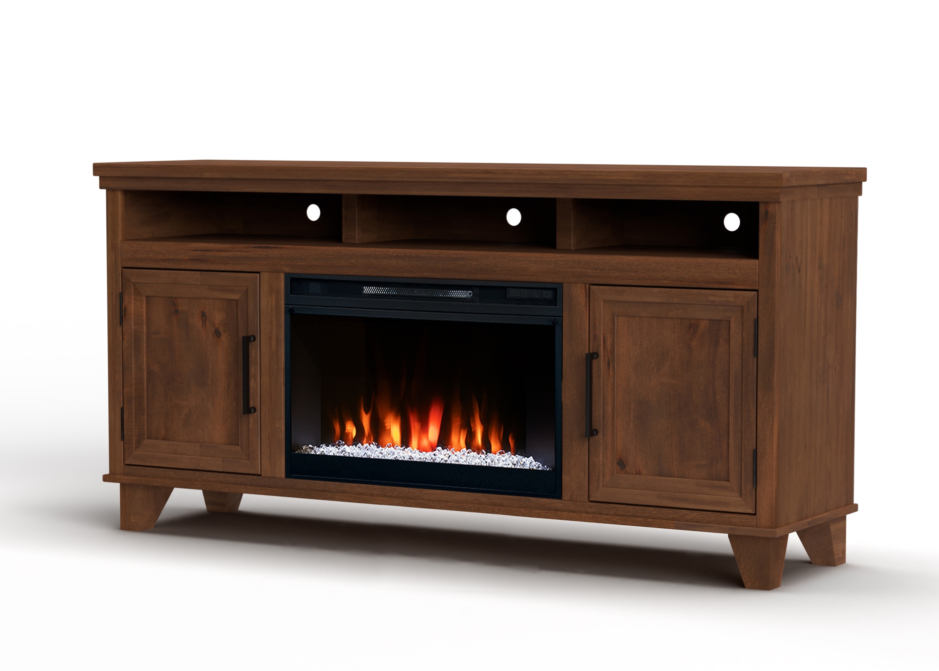 64" Fireplace TV Stand
