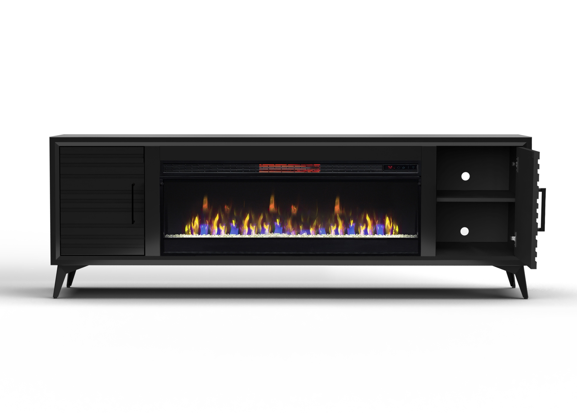 Legends Furniture Malibu 78" 2-Door Fireplace TV Stand