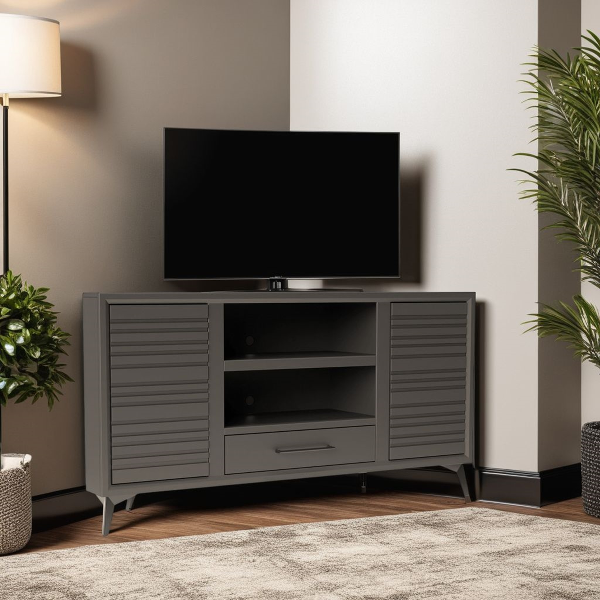 Legends Furniture Malibu 64" 2-Door Corner TV Stand