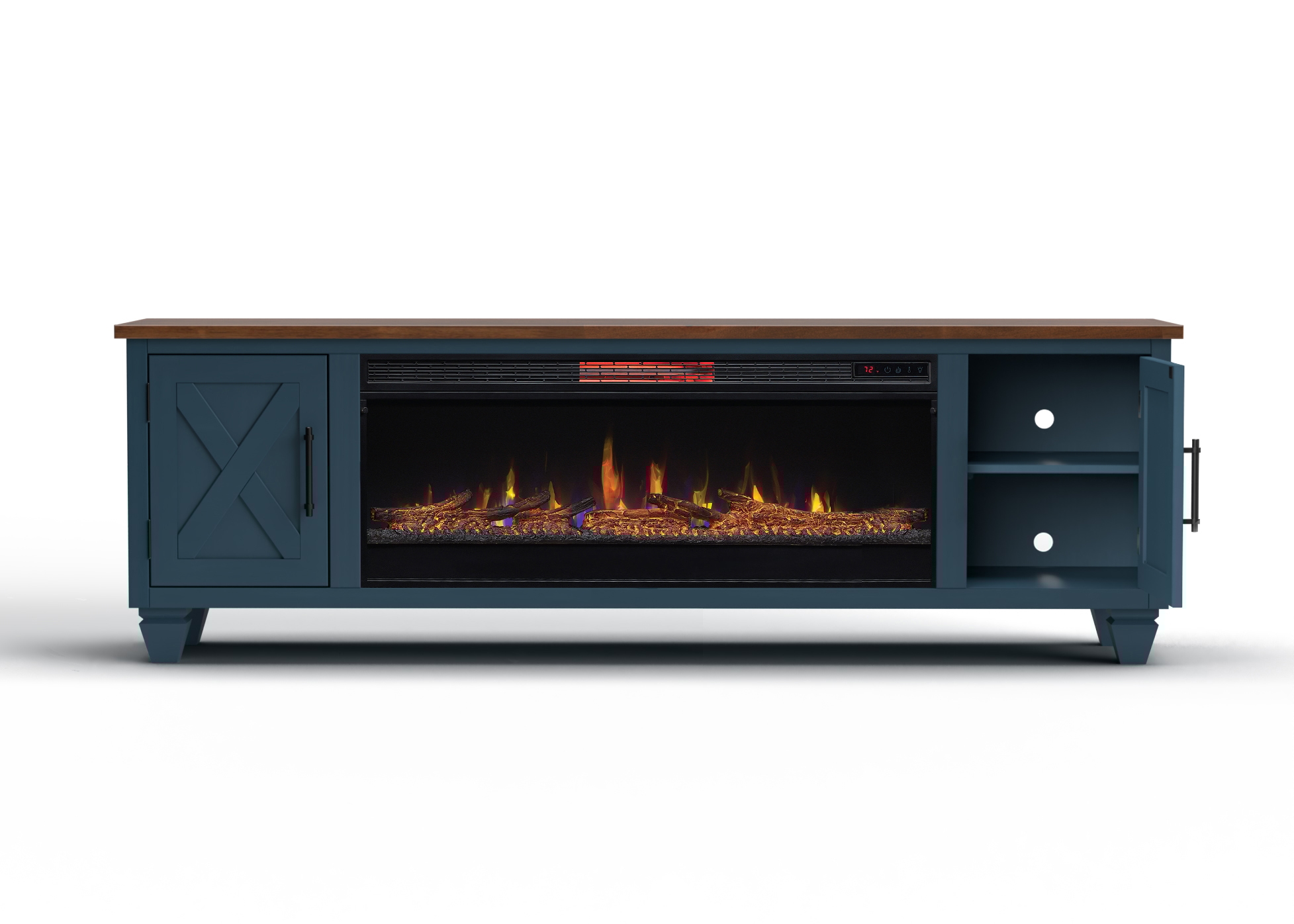 79" Fireplace TV Stand