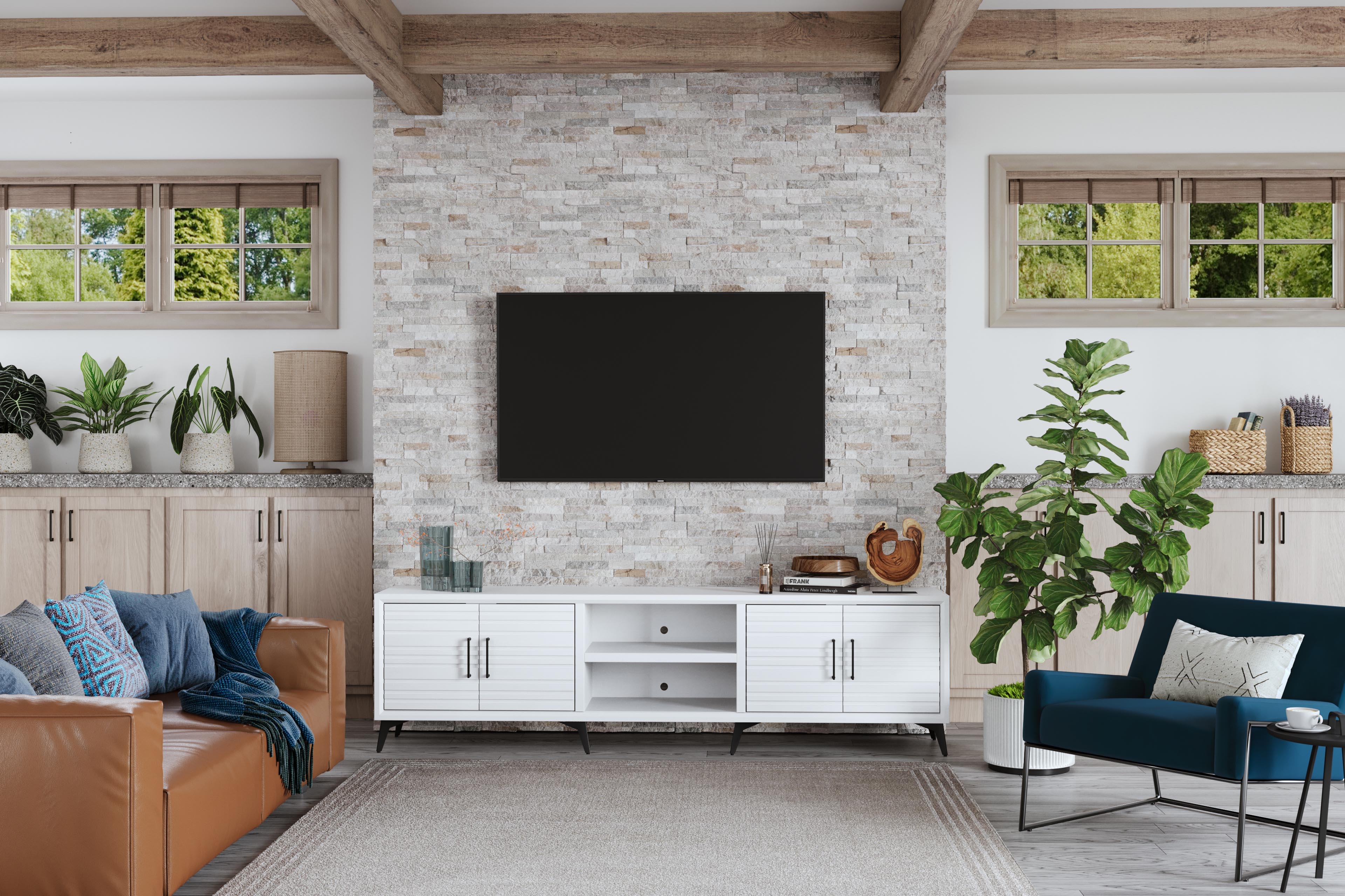 Legends Furniture Malibu 95" 4-Door TV Stand