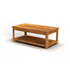 Legends Furniture Deer Valley Coffee Table with Open Shelf