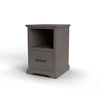 Transitional File Cabinet with Storage