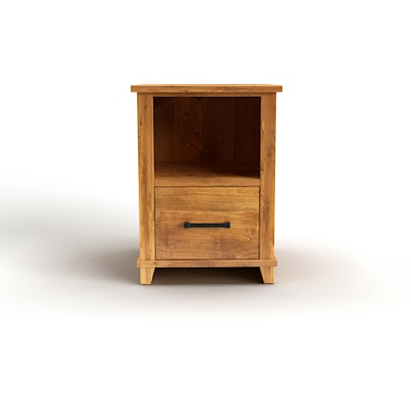 Rustic File Cabinet with Storage