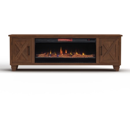 79" Fireplace TV Stand