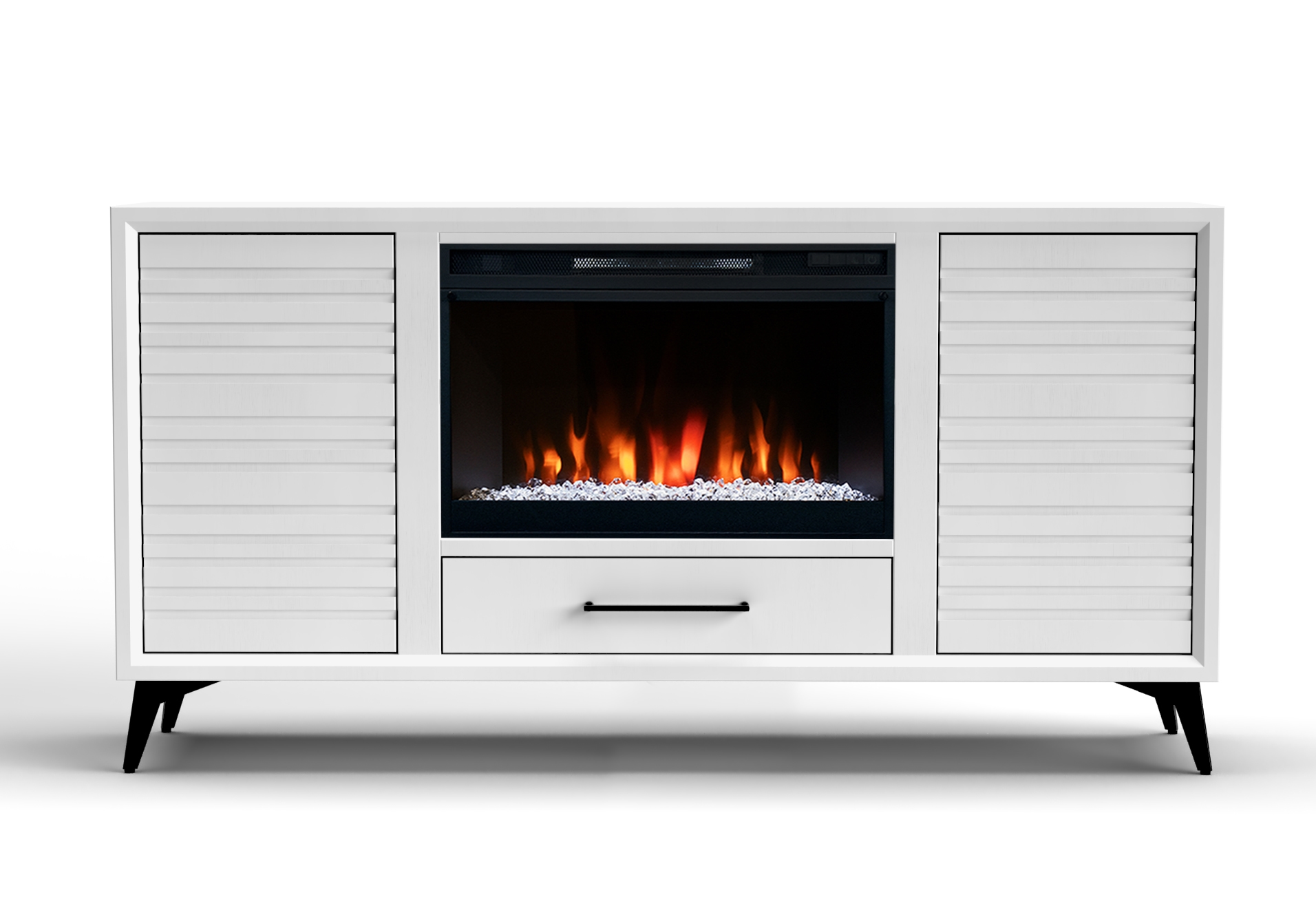 Legends Furniture Malibu 64" 2-Door Fireplace TV Stand