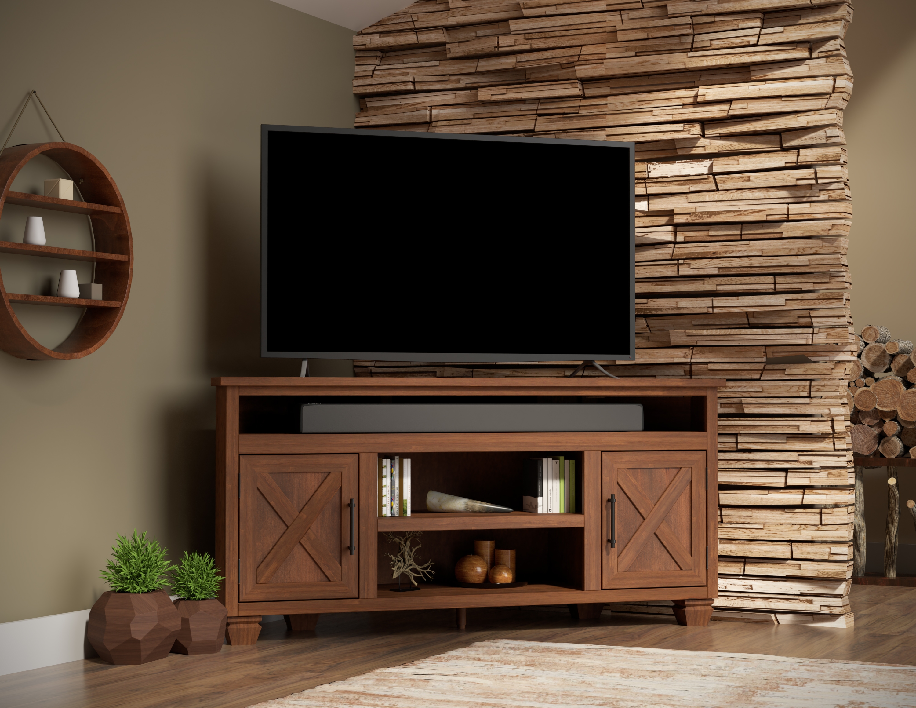 Legends Furniture Liberty 64" Corner TV Stand