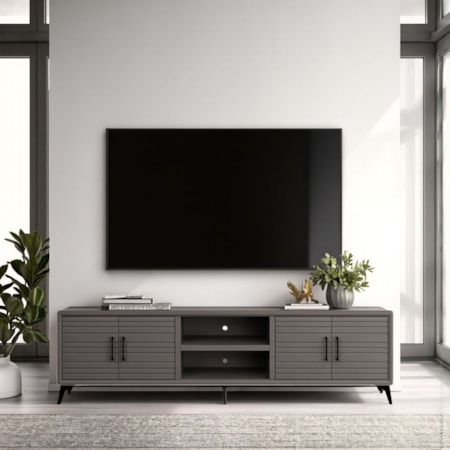 95" 4-Door TV Stand
