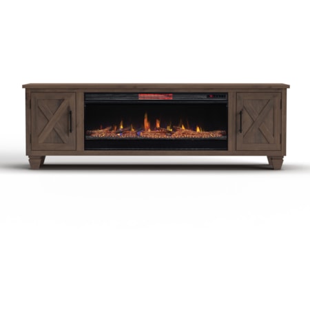 79" Fireplace TV Stand