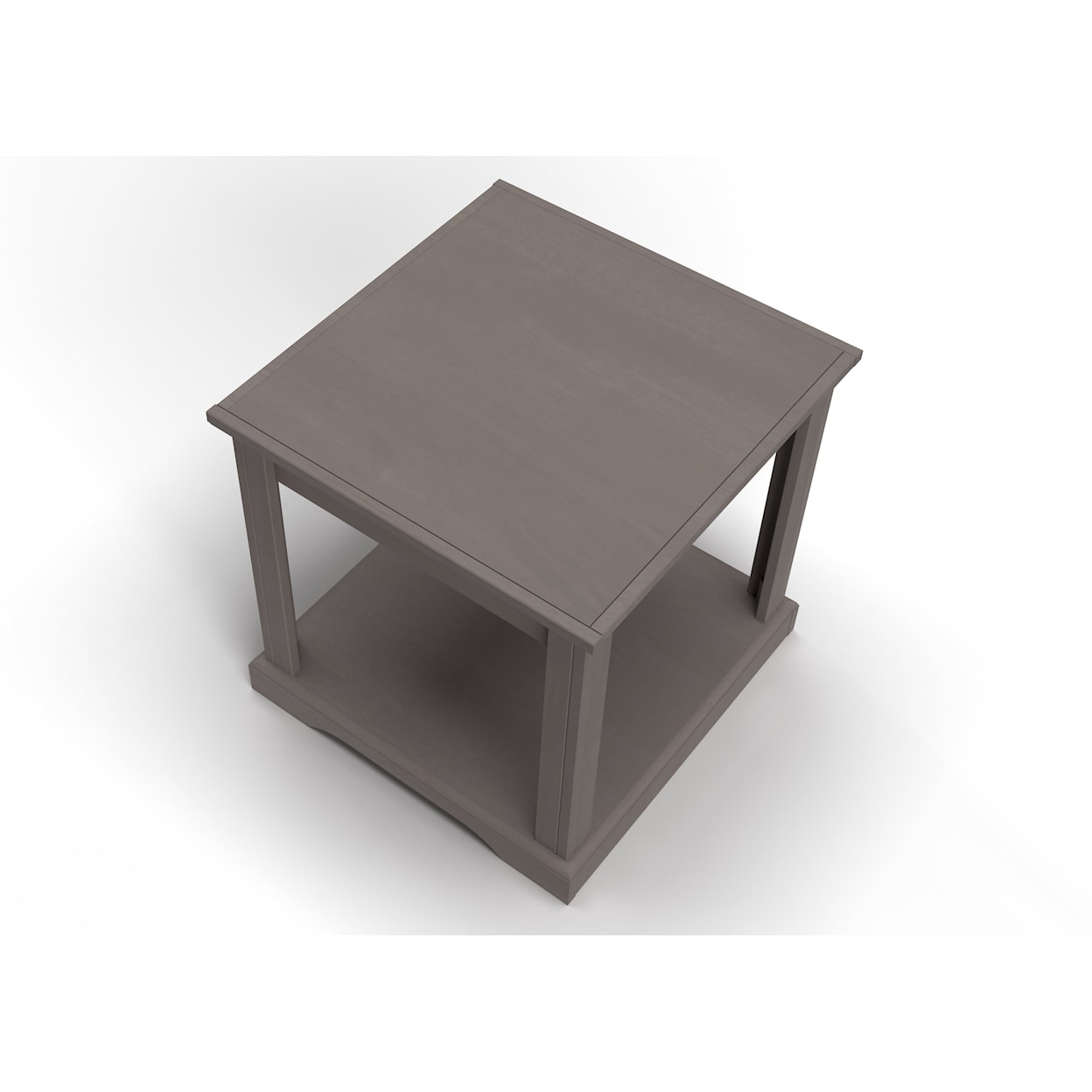 Legends Furniture Cheyenne End Table with Fixed Open Shelf