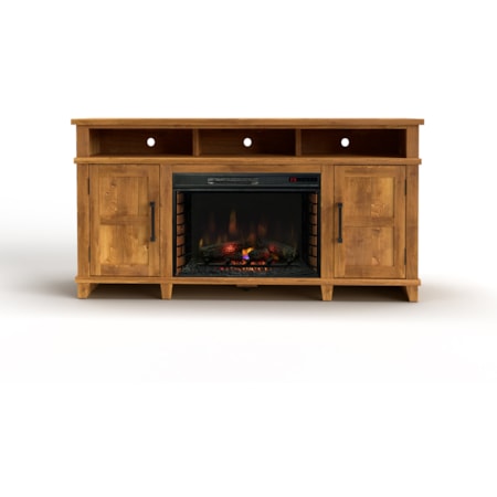 65-Inch Fireplace Console