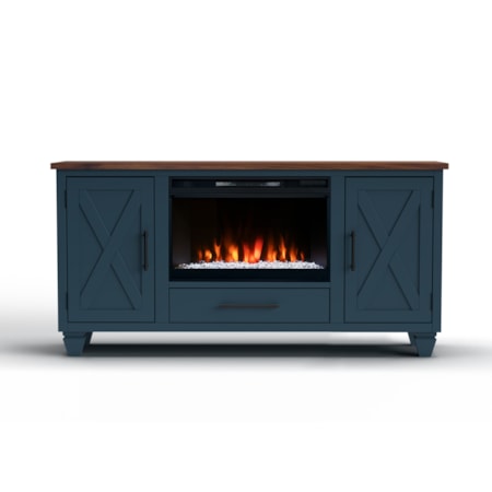 64" Fireplace TV Stand