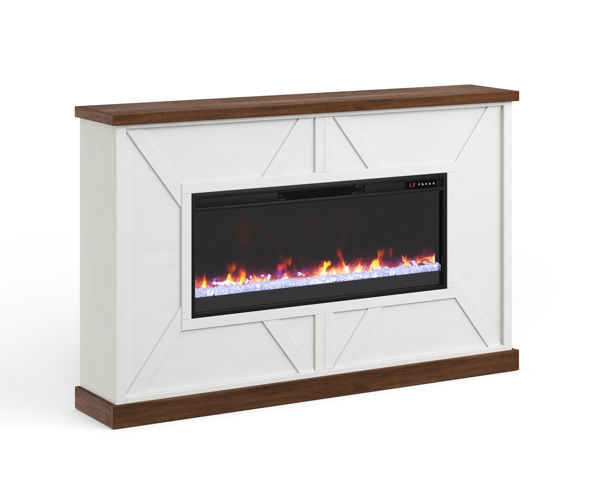 67" Electric Fireplace Mantel