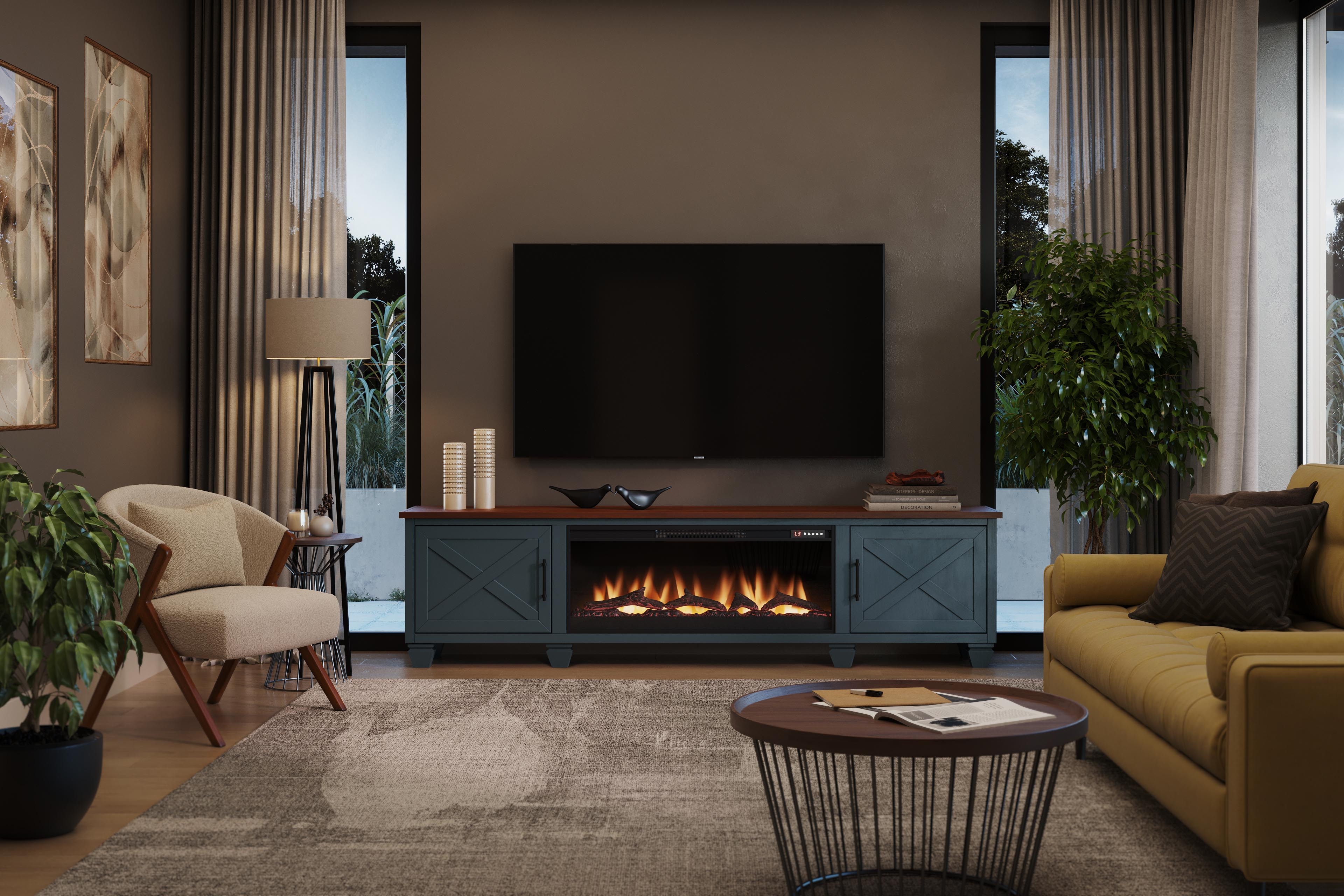 Legends Furniture Liberty 94" Fireplace TV Stand