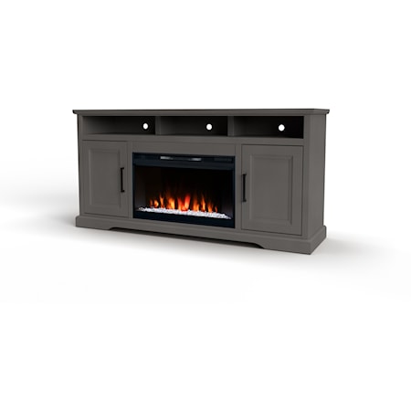 65-Inch Fireplace Console