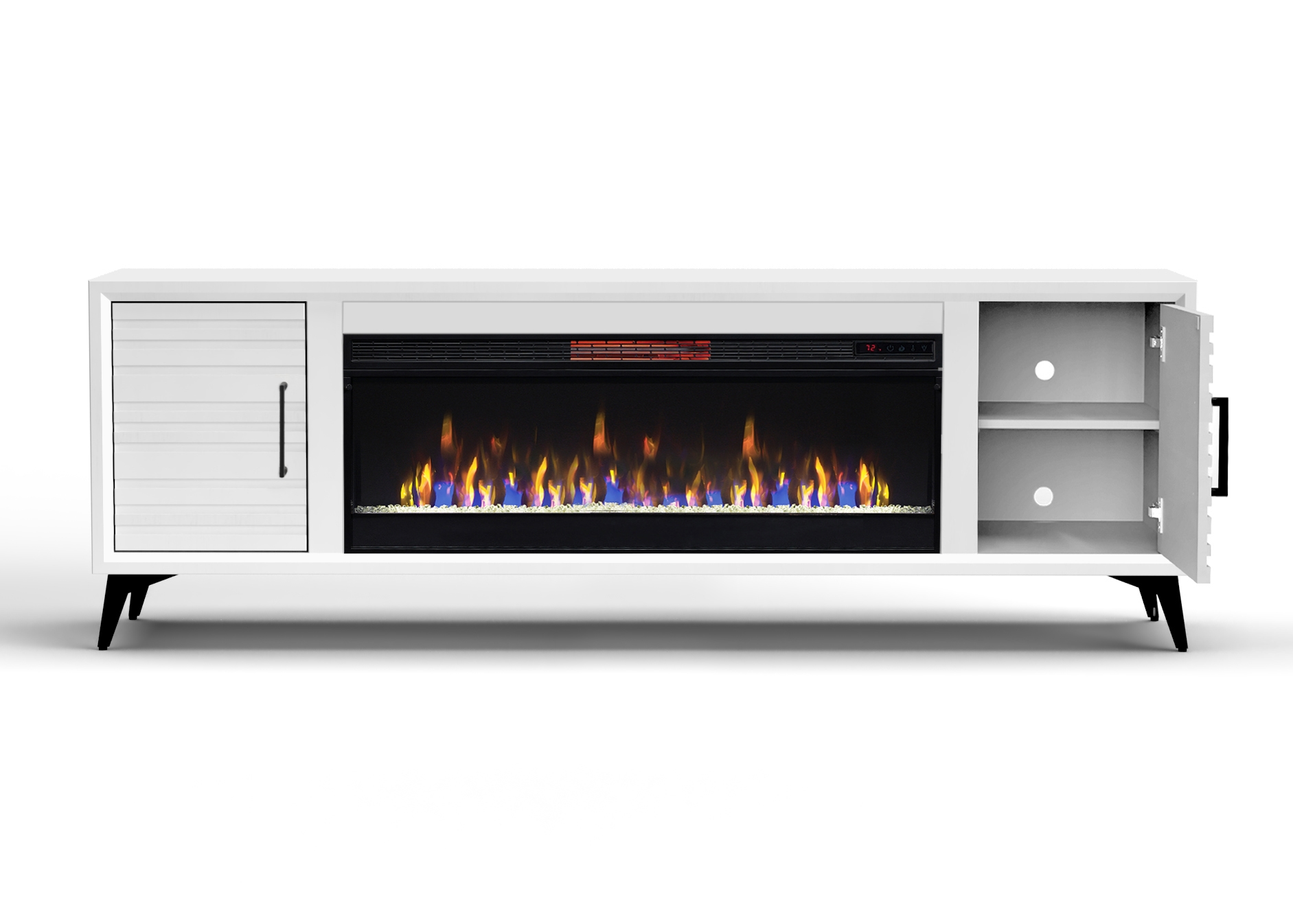 Legends Furniture Malibu 78" 2-Door Fireplace TV Stand